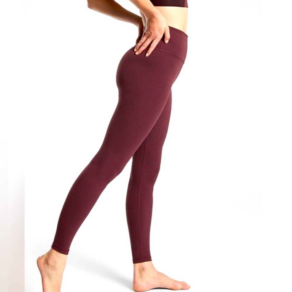 Athleta elation 7/8 tight burgundy